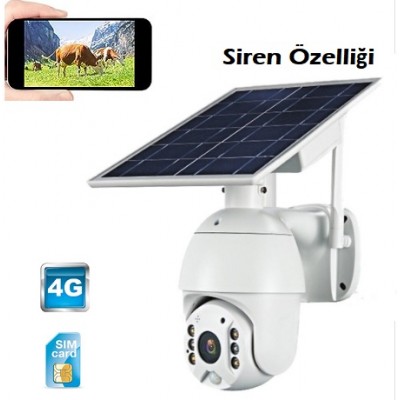 4g Sim Kartlı Güneş Enerjili Solar Akıllı Kamera - ICC-2071