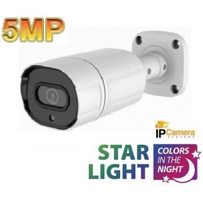 5MP Starlight Gece Renkli Bullet Ip Kamera IW-630
