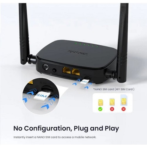 Tenda 4G03 Pro 4G LTE Router Sim Kartlı Modem