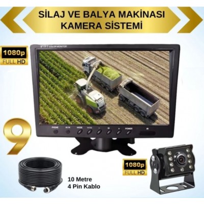 İcom Traktör Balya Silaj Makinası Kamera Sistemi Ahd FullHd Tak Kullan