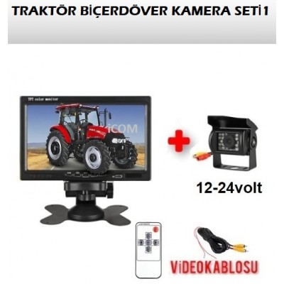Traktör ve Biçerdöver İş Makinası Araç Kamera Seti IC-43 
