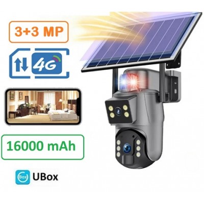 Ubox Solar 4g Çift Kamera Güneş Panelli Akıllı Kamera T-765