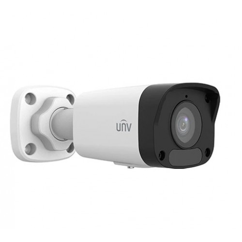 Uniview IPC2124LB-ASF28K-A 4mp 2.8mm Sabit Lens Dahili Sesli H.265+ IR Bullet IP Kamera