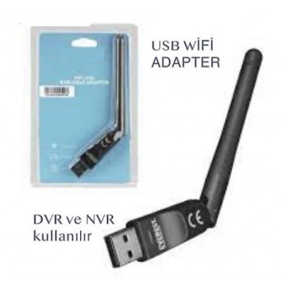 İcom Wifi 802.11N Wireless USB 2.0 Adaptör 2.4Ghz Dvr Nvr için