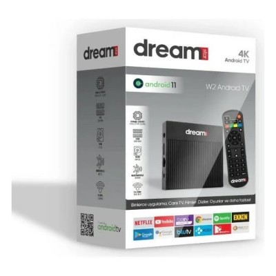 Dreamstar W2 Android Tv Box | 2gb Ram 16GB Hafıza | Android 11