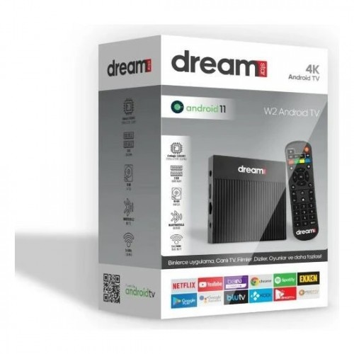 Dreamstar W2 Android Tv Box | 2gb Ram 16GB Hafıza | Android 11
