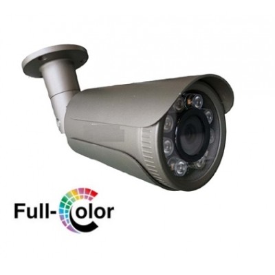 5MP Lens Gece Renkli 8 Warm LED 50 mt. Bullet Ahd Kamera IC-140