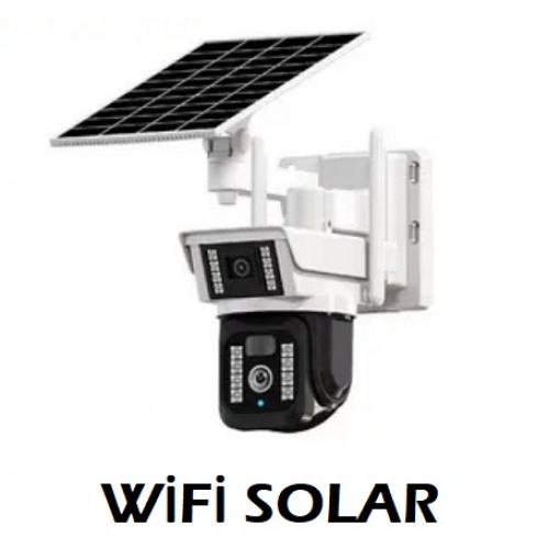 Çift Kameralı Solar Wifi Kamera 6MP SR-229