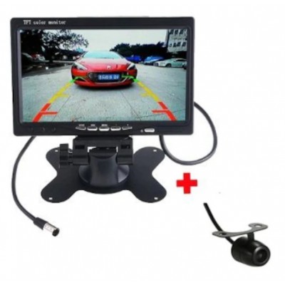 Araç 7 Inç Araç Monitör +Geri Vites Arka Görüş Kamerası