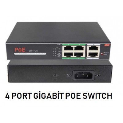 4 Port Poe Switch 10 100 1000 ICP-04