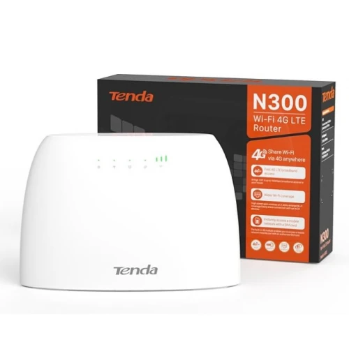Tenda 4G03 N300 Wi-Fi 4G LTE Router