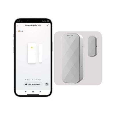 Neutron NTL-MC-02WBM Kapı Titreşim Ve Darbe Sensörlü Manyetik Kontak WİFİ