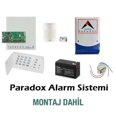 Paradox Kablolu Hırsız Alarm Seti Montaj Dahil