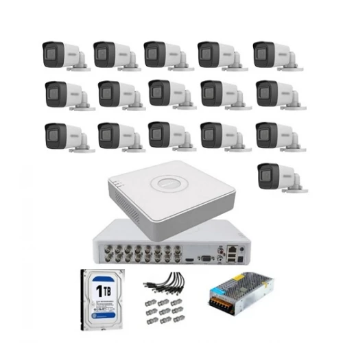 Hikvision 16 Kameralı Güvenlik Kamera Hazır Set 1tb icomg-016