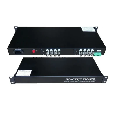 16 Kanal Fiber Media Converter Dijitalden Ahd ye  1080P 16CH BNC Dönüştürücü ICX-1610
