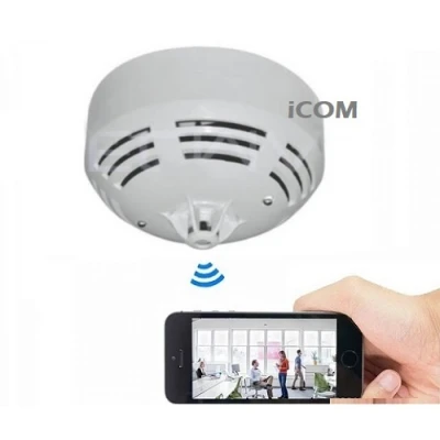 Duman Dedektörü WiFi Kamera Cep Telefondan Uzaktan izlemeli Hd MC-300