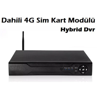 Dahili Sim Kart Modüllü 8 Kanal Ahd Hybrid Kayıt Cihazı BM-840