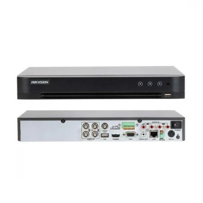 Hikvision DS-7204HUHI-K1 4 Kanal 5 MP 1U h265 DVR Kayıt Cihazı