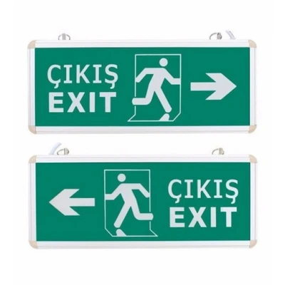 Ledli Exıt Armatür - Acil Çıkış Levhası (3 Saat Şarjlı) ict-807