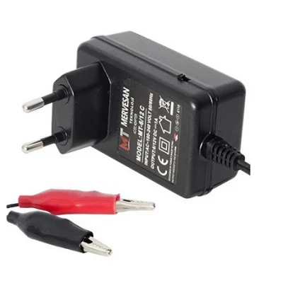 Mervesan MT-6, 12C 6 - 12V 1A Akü Şarj Adaptörü