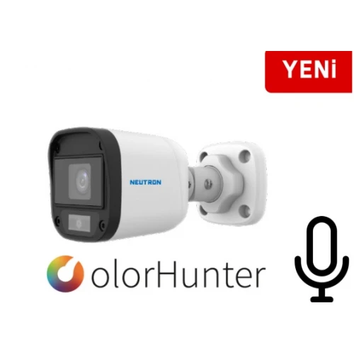 Neutron NEU-AB120-28-CA 2mp Sesli Colorhunter Gece Renkli Ir Bullet Ahd Kamera