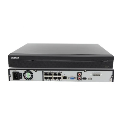 Dahua NVR4208-8P-4KS2/L 8 Kanal 8 Poe 2 HDD 4K NVR Kayıt Cihazı