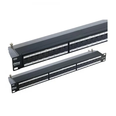 Oring FTP Cat6a 10G 24 Port Patch Panel - Right Angle PPC6AF24R