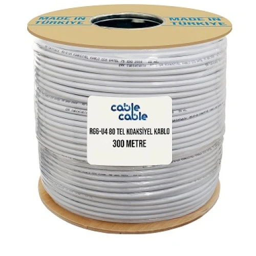 RG6 U4 ANTEN KABLOSU - 300 METRE 80 TEL