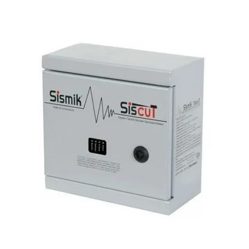 SiscuT Doğalgaz Çıkışlı Alarm Cihazı Sismik Deprem Sensörü