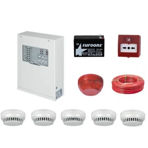 Teknim Yangın Alarm Sistemi Seti 5 Li Kablo Dahil TK-05