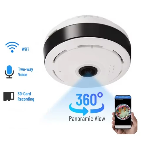 360 Derece Smart Wifi Kamera Iç Mekan ve Asansör Kamerası T-56