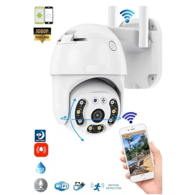 3MP DIŞ MEKAN WİFİ KABLOSUZ PTZ GÜVENLİK KAMERASI T-62